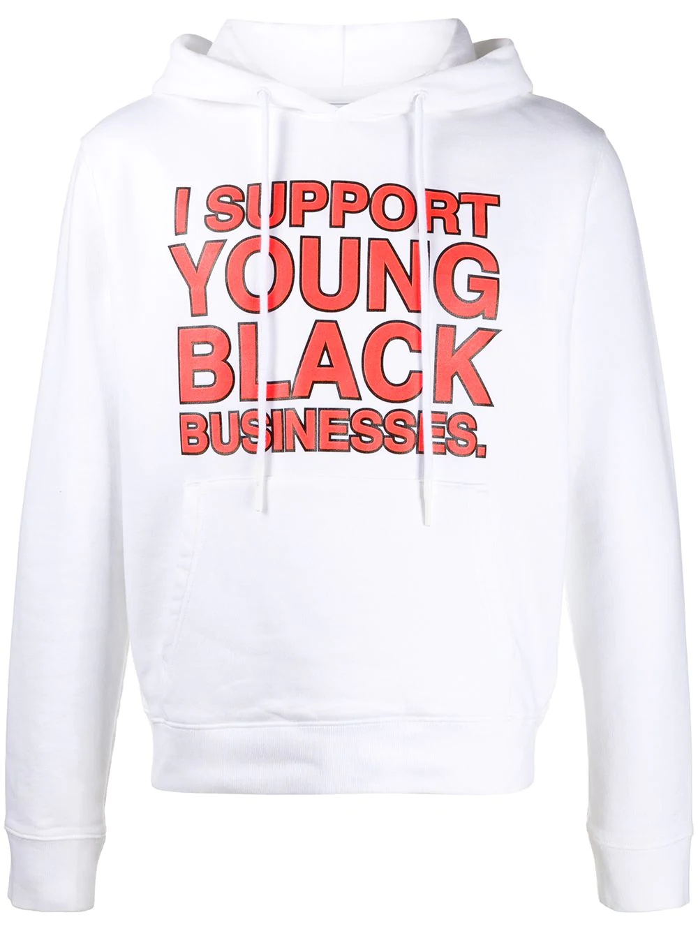 "I Support Young Black Businesses" hoodie - 1