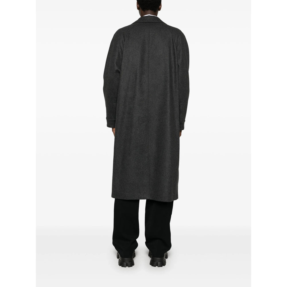 Fendi Grey Coats - Single Breasted Coats Men - 4