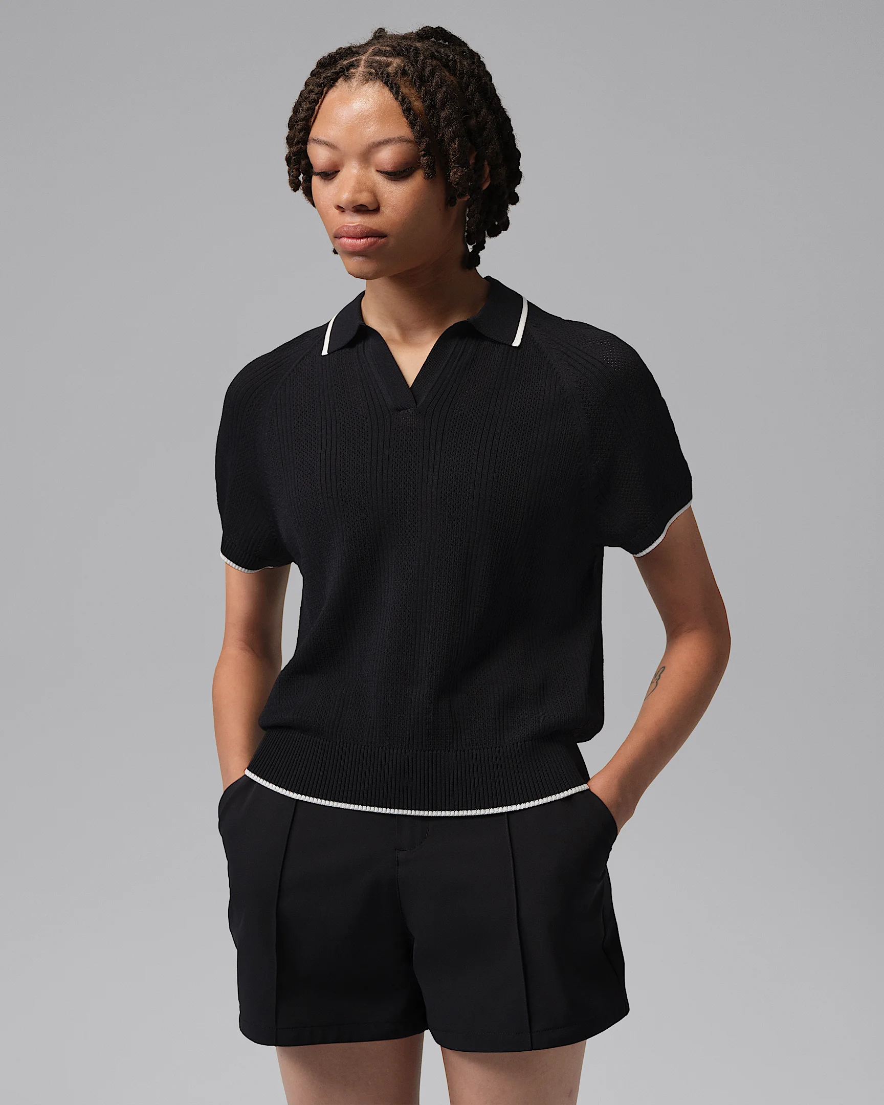 Jordan Sport Women's Golf Knit Polo - 1