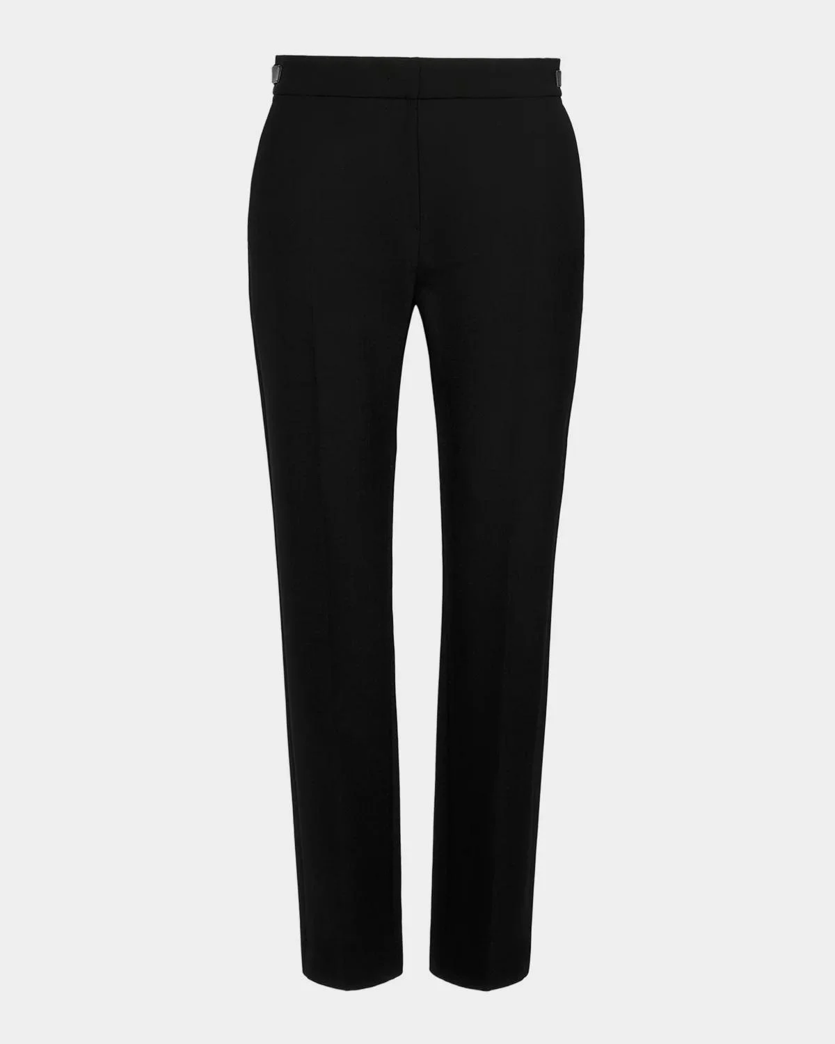 Waist Strap Straight-Leg Ankle Trousers - 1