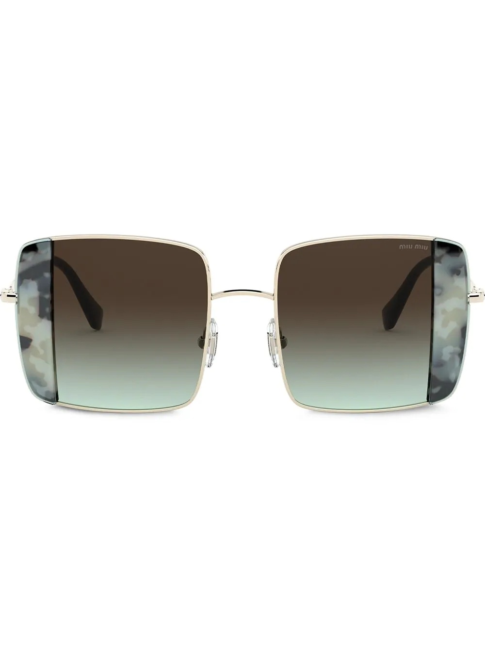 Noir oversized-frame sunglasses - 1