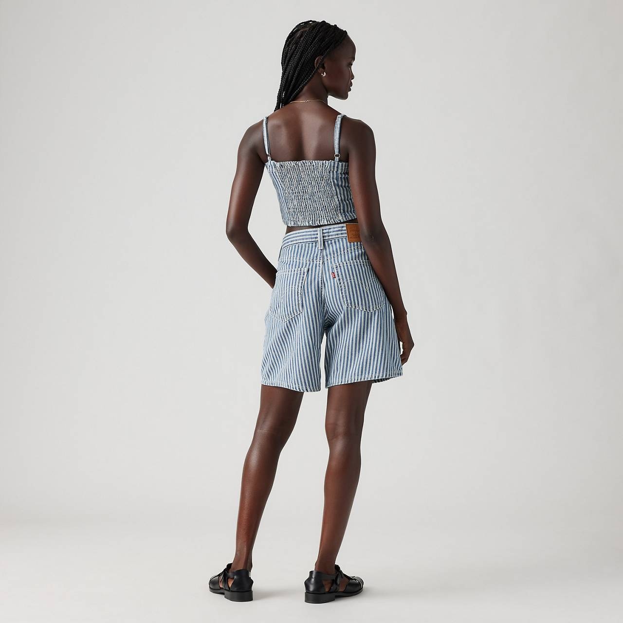 HIGH RISE BAGGY WOMEN'S SHORTS - 5