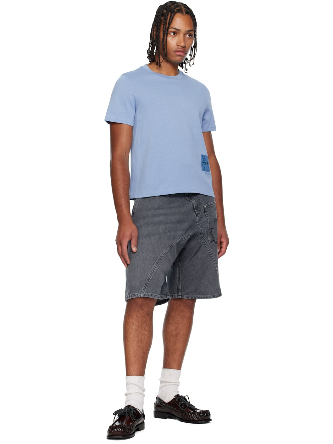 Blue Mini Graphic T-shirt - 4