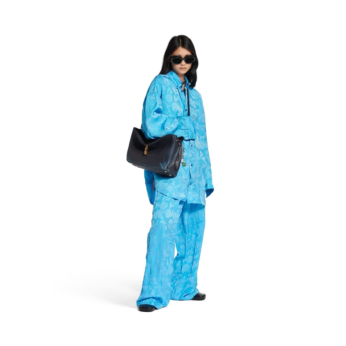 Cocoon Shirt in Sky Blue - 2