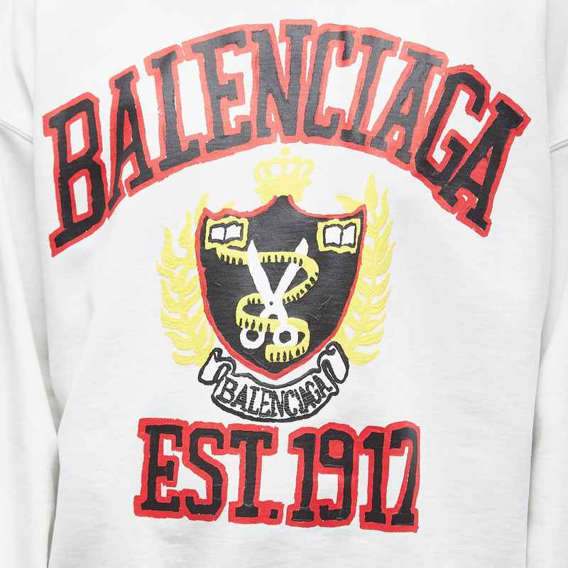 Balenciaga College Popover Hoodie 5