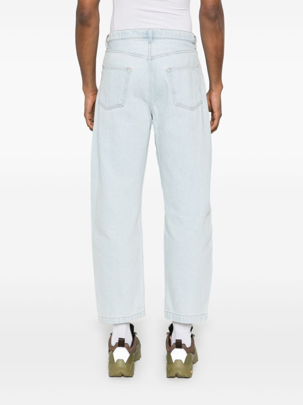 mid-rise cropped jeans - 4