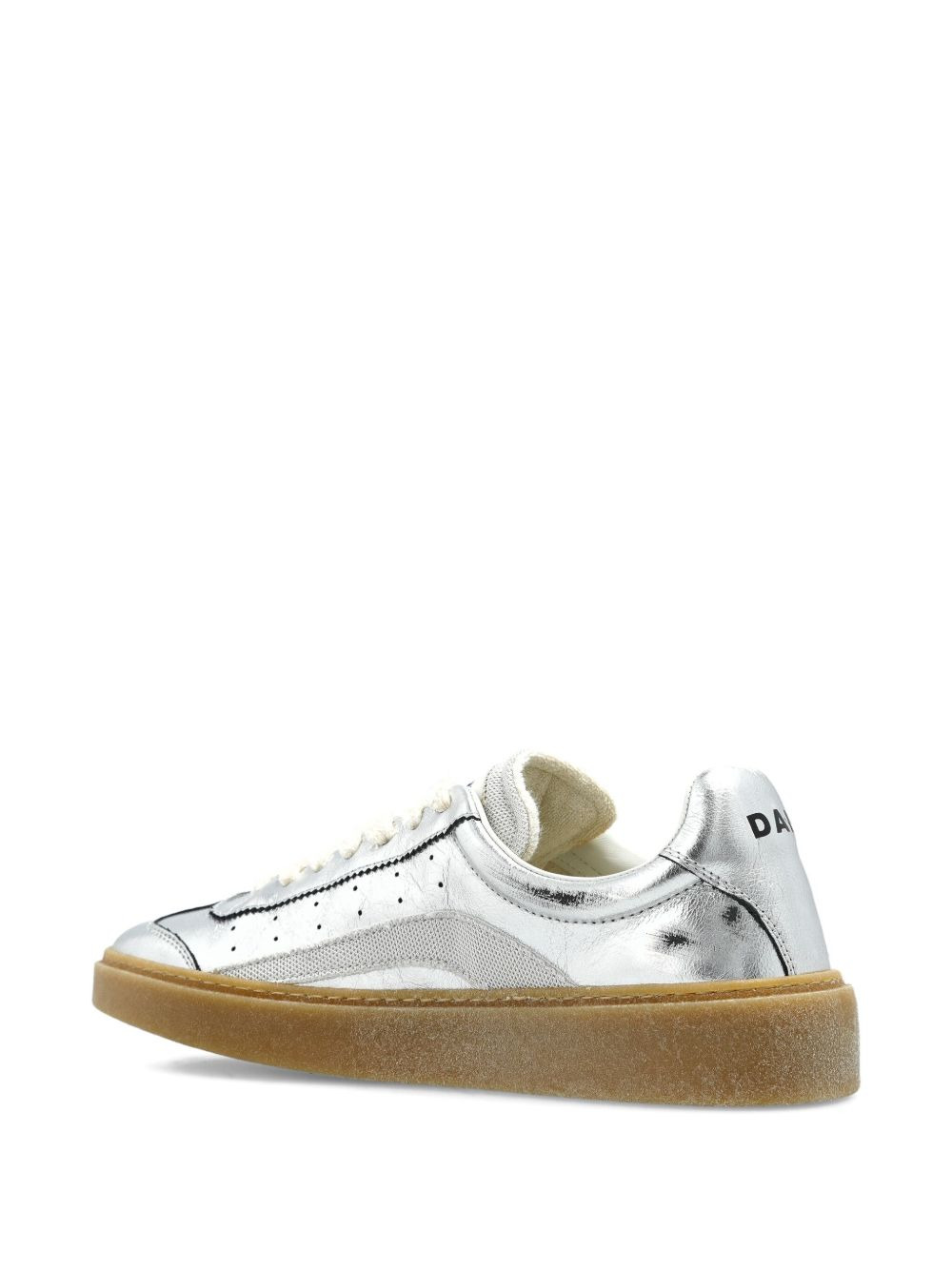 Rider lace-up leather sneakers - 2