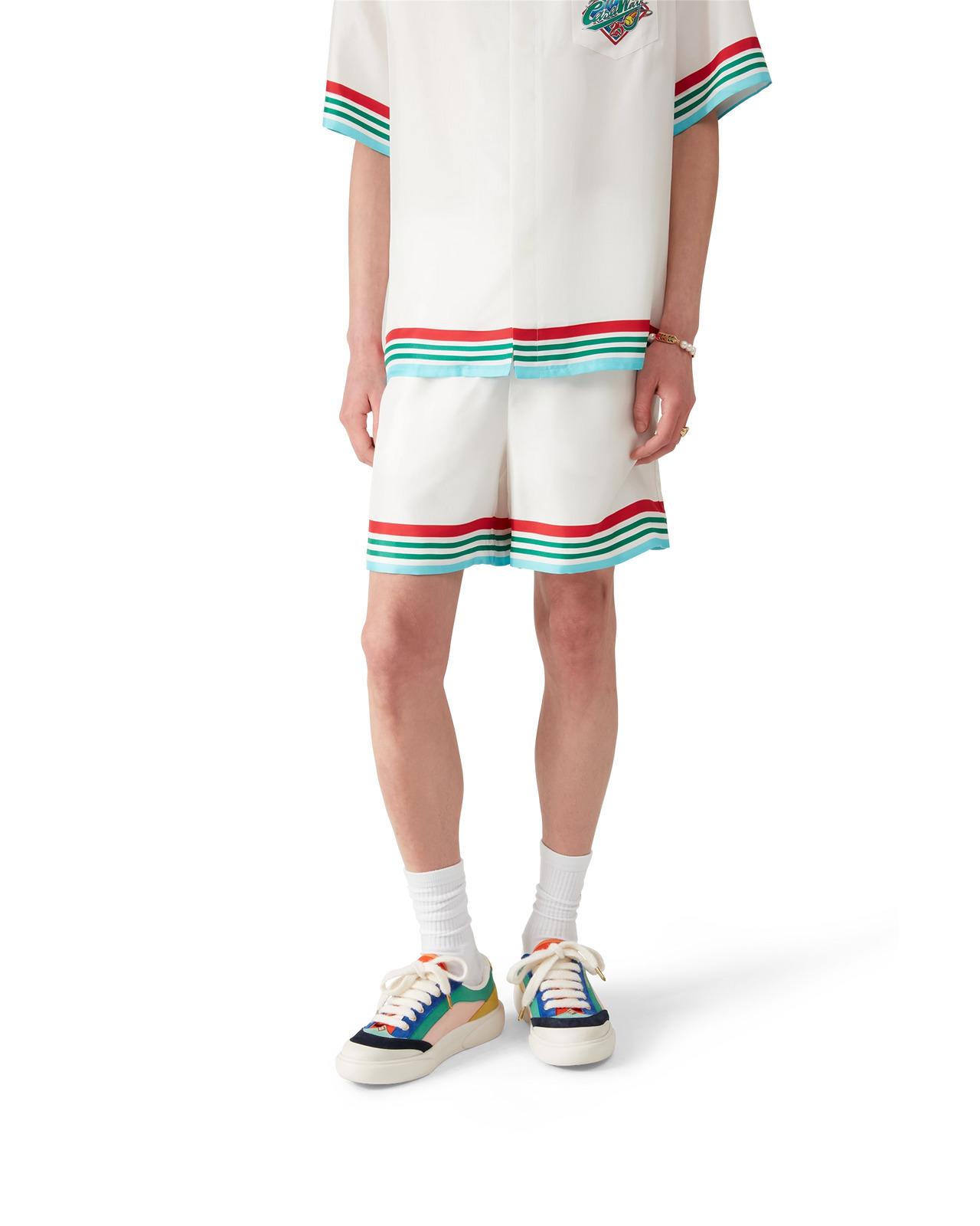 Casa Way World Series Silk Shorts | Casablanca Paris - 3
