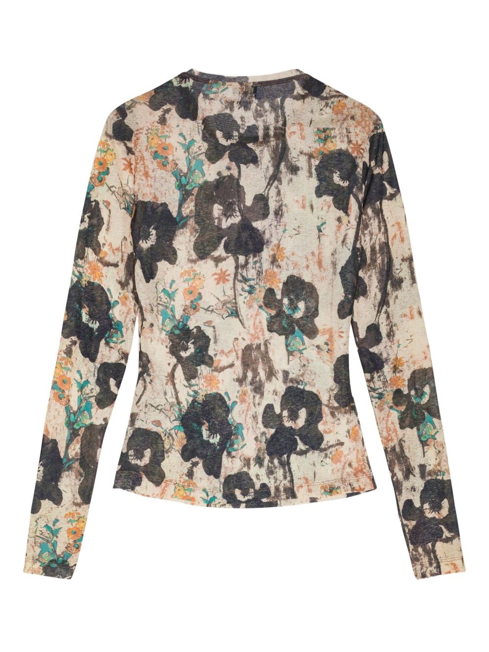floral-print top - 6