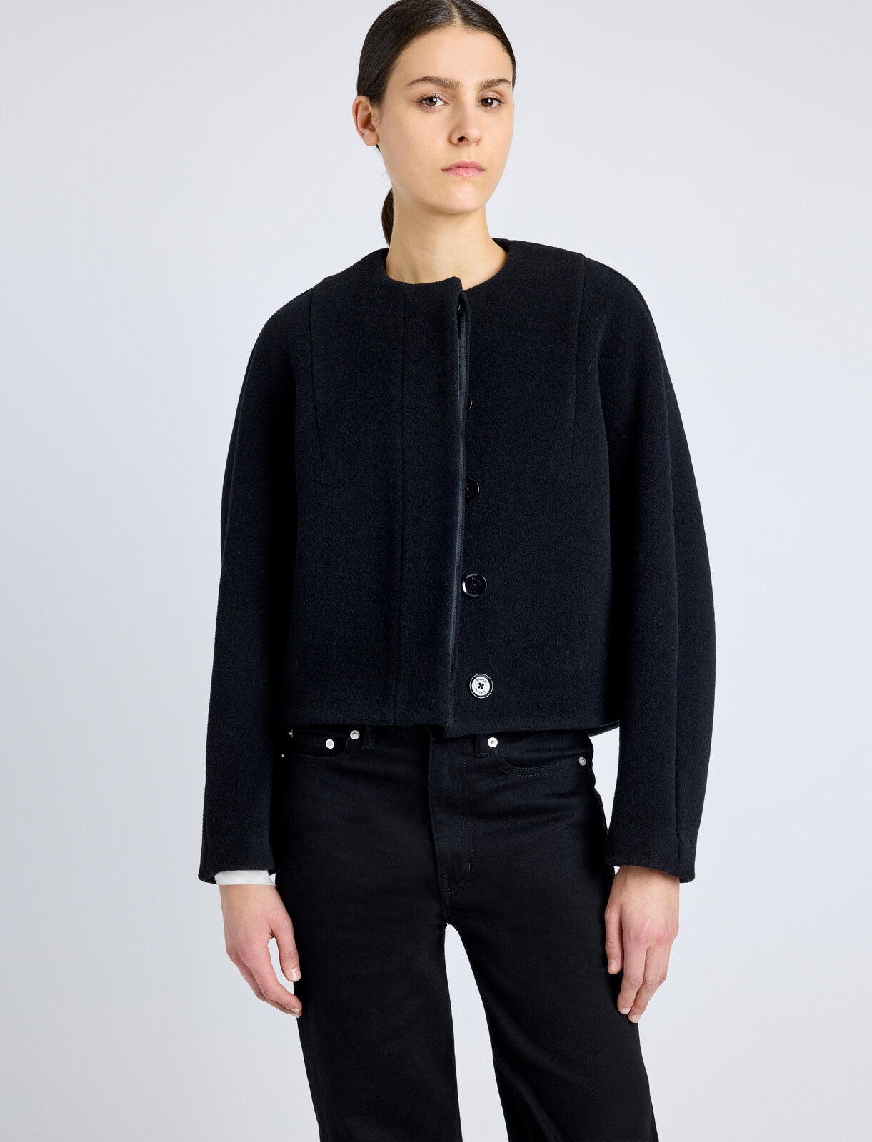 Mona Jacket in Eco DoubleFace Wool - 6