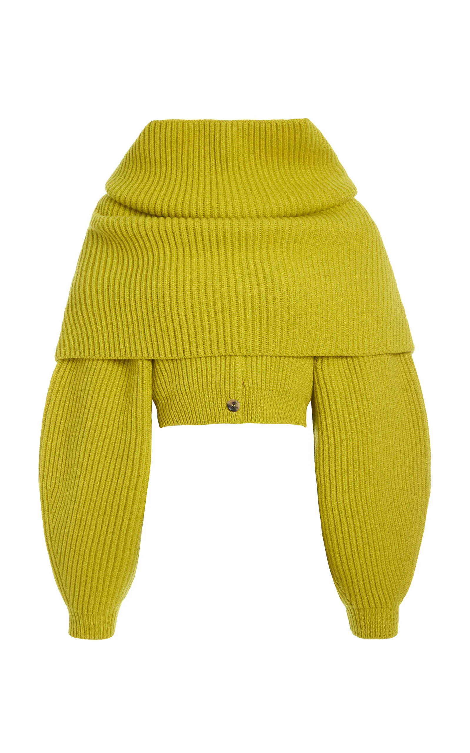 The Lossie Cashmere Scarf yellow - 1
