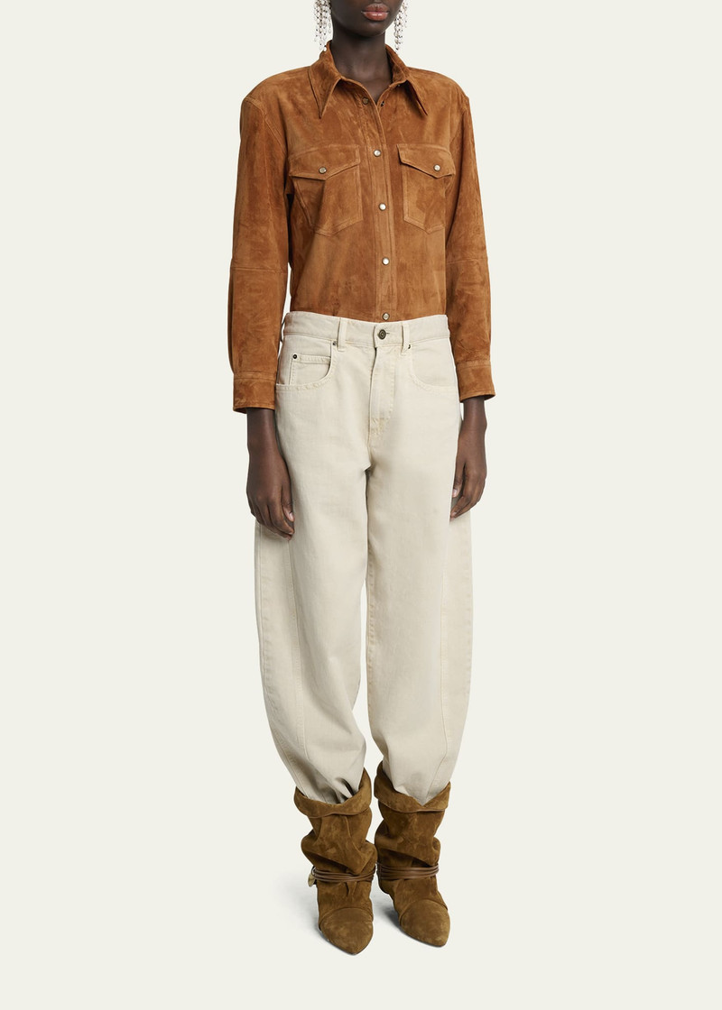 Isabel Marant Delcia Suede Jacket outlook