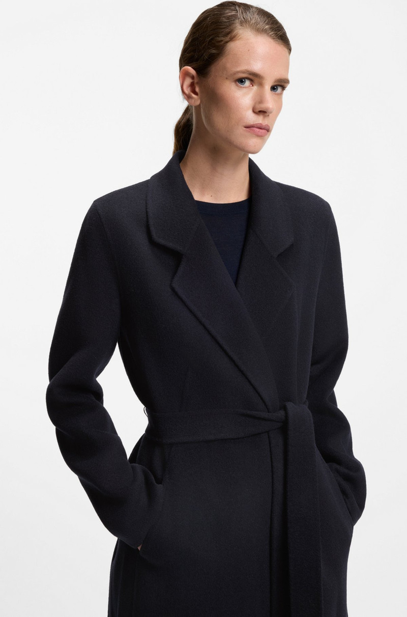 SLIM-FIT COAT IN A GLEN-CHECKED WOOL BLEND 6