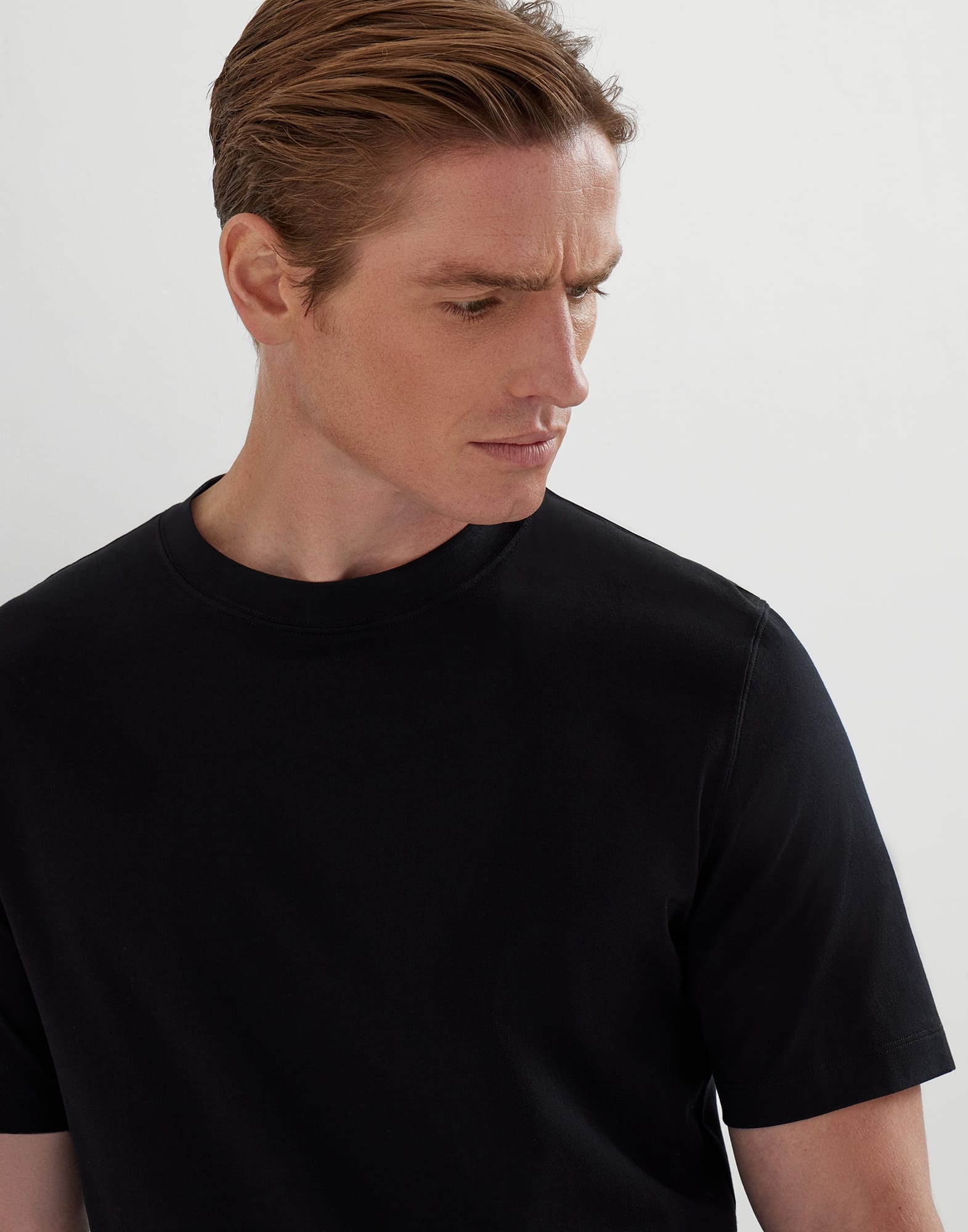Cotton jersey crew neck T-shirt - 3
