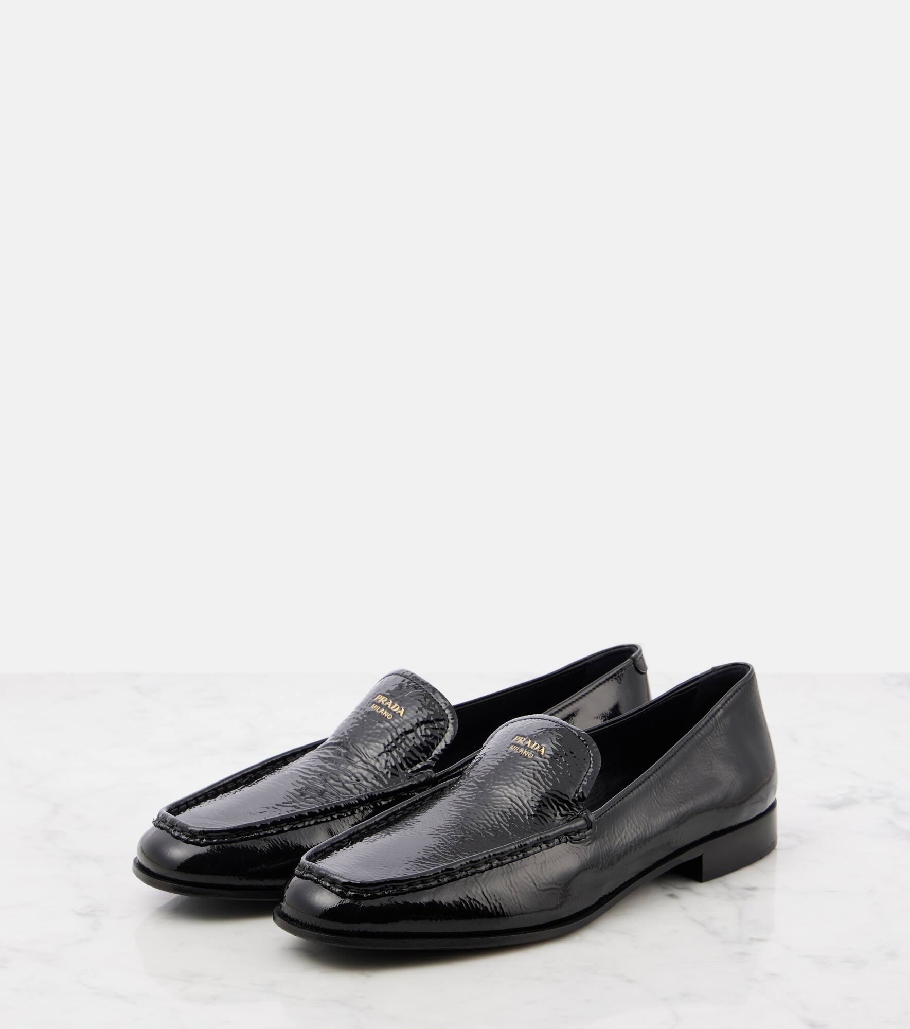 Patent leather loafers - 4