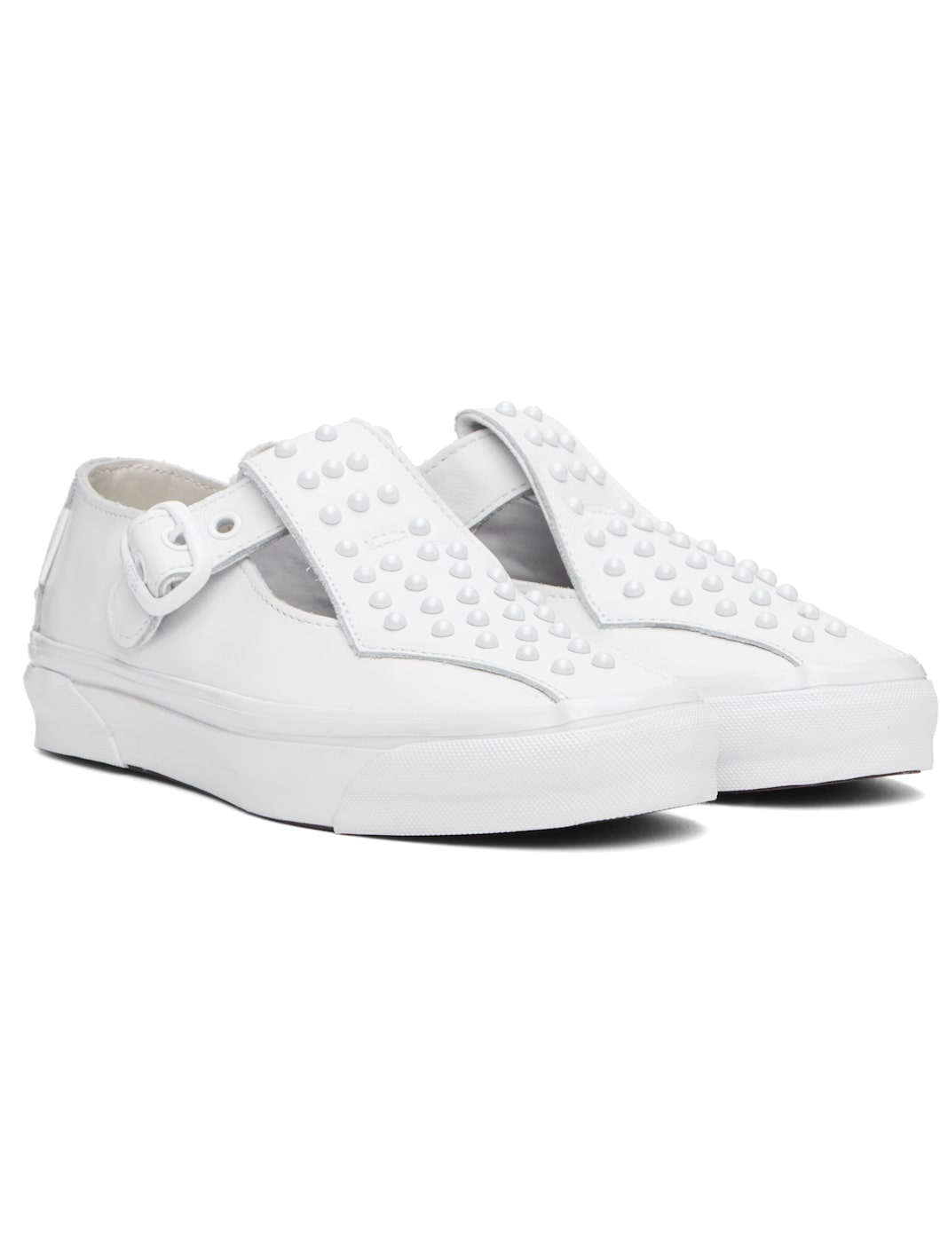 White LX Mary Jane 93 Sneakers - 4