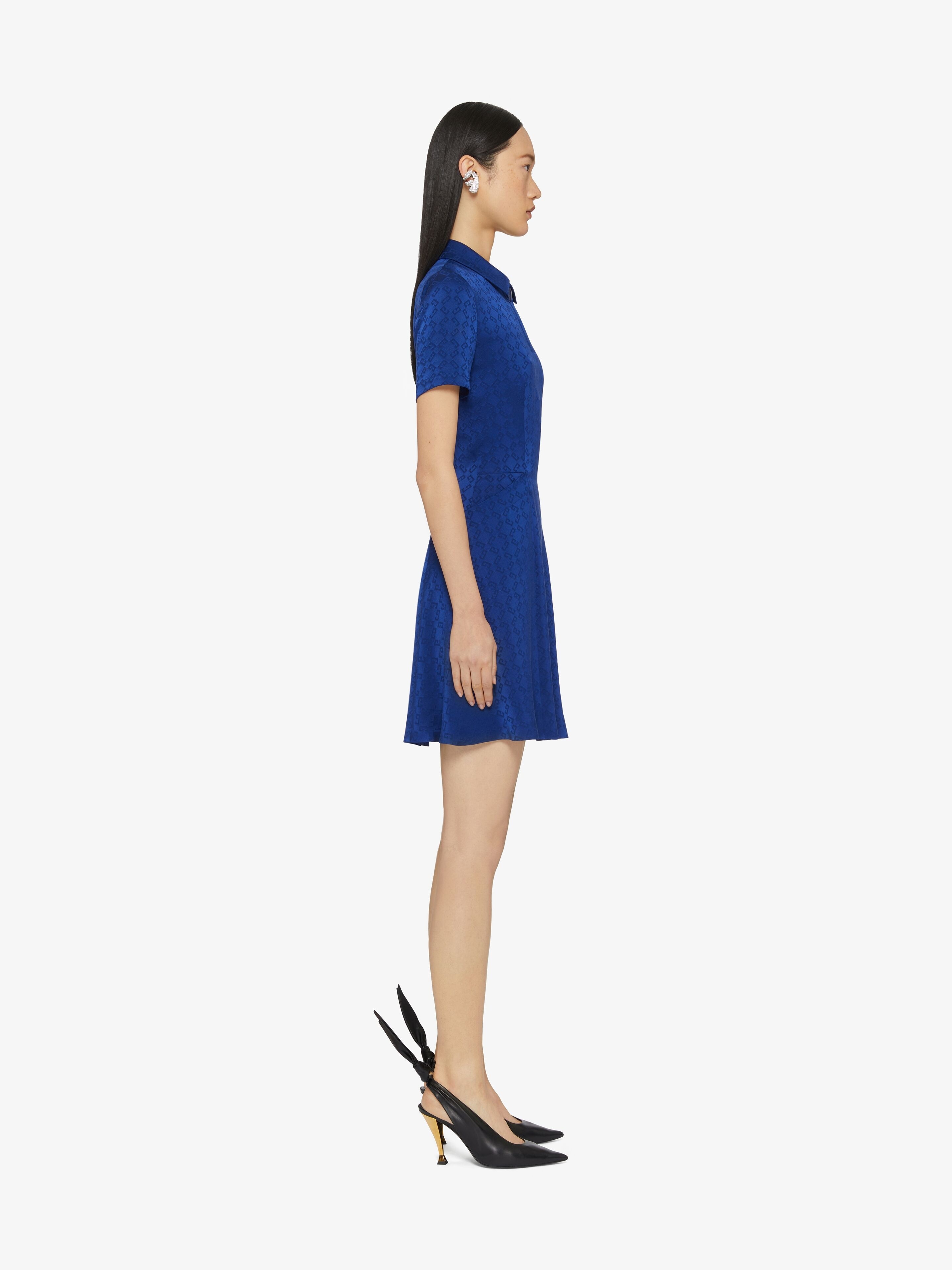 POLO DRESS IN MONOGRAM 72 JACQUARD - 3
