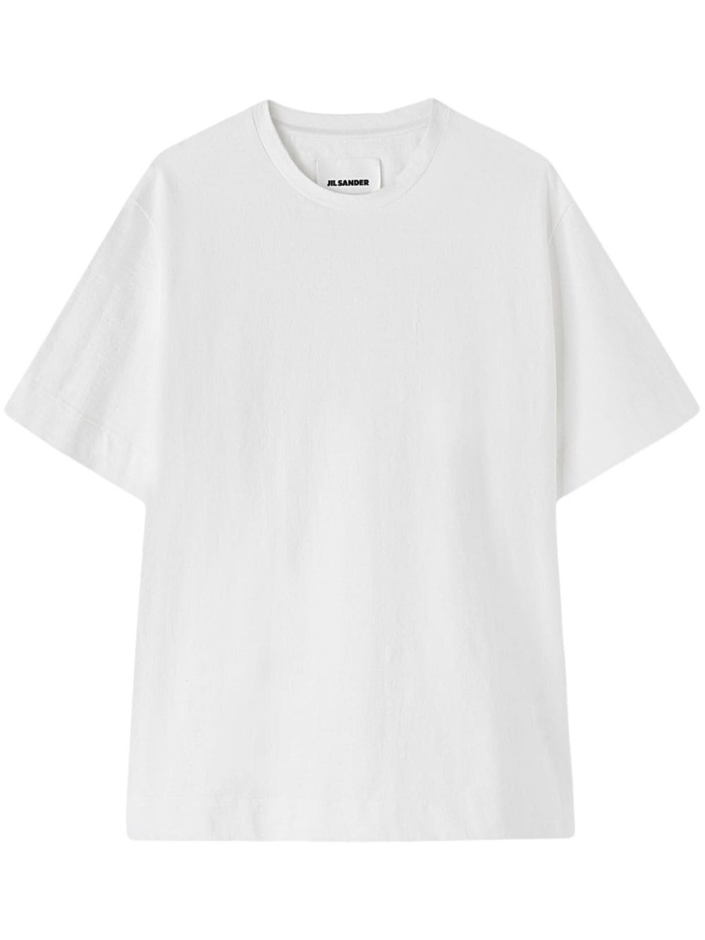 crew-neck stretch-cotton T-shirt - 1