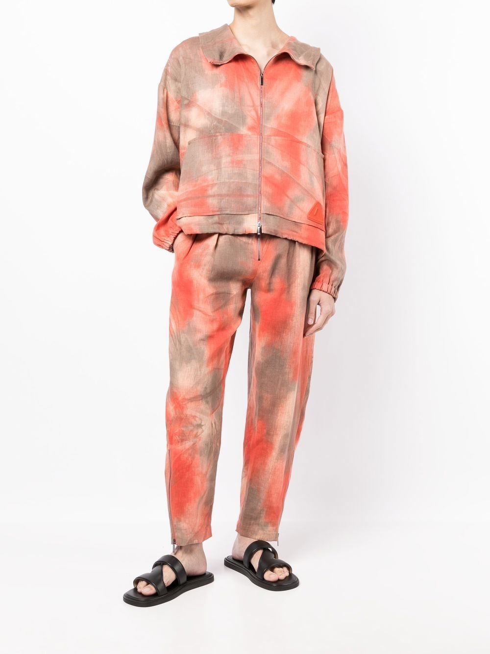 tie-dye hooded jacket - 6
