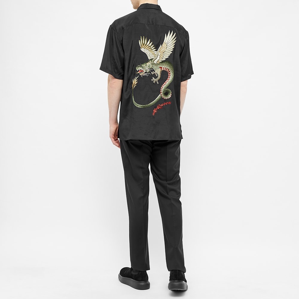 Alexander McQueen Embroidered Dragon Vacation Shirt - 5