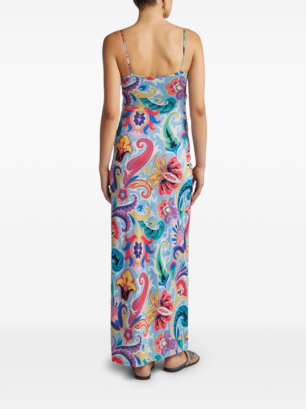 long floral-print dress - 3