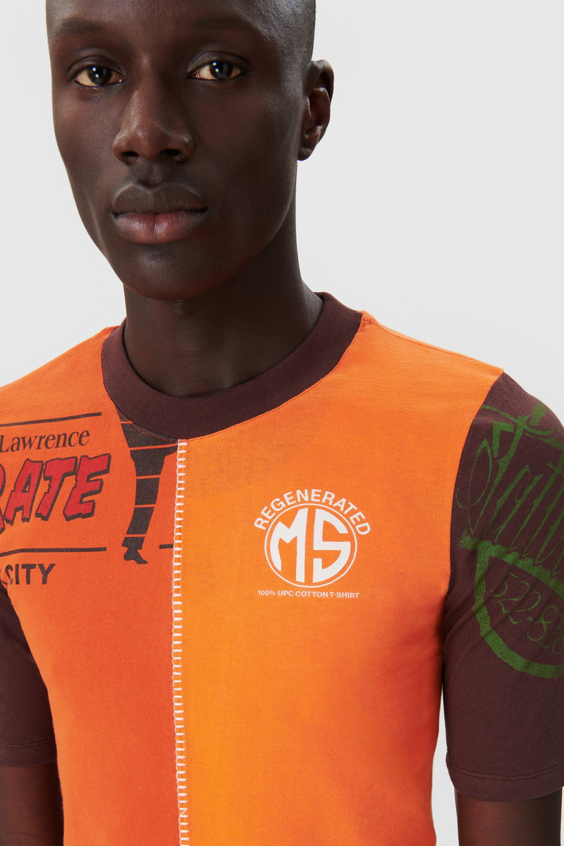 Regenerated Graphic T-Shirt Patchwork T-Shirt 11