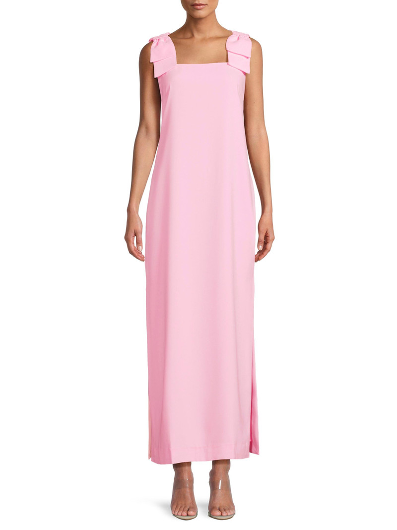Women's Bernice Bow Maxi Dress - Pink Muse 3