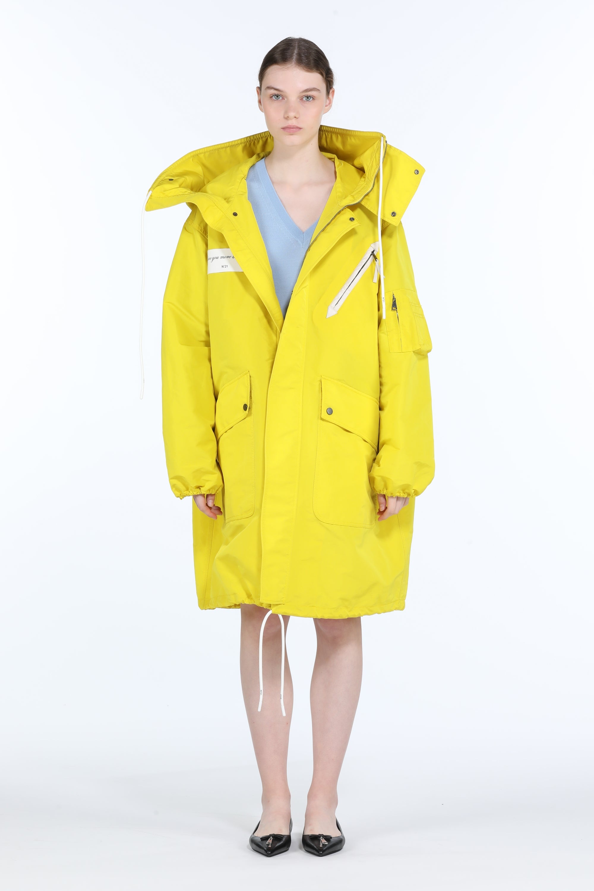 DRAWSTRING HOODED JACKET - 4
