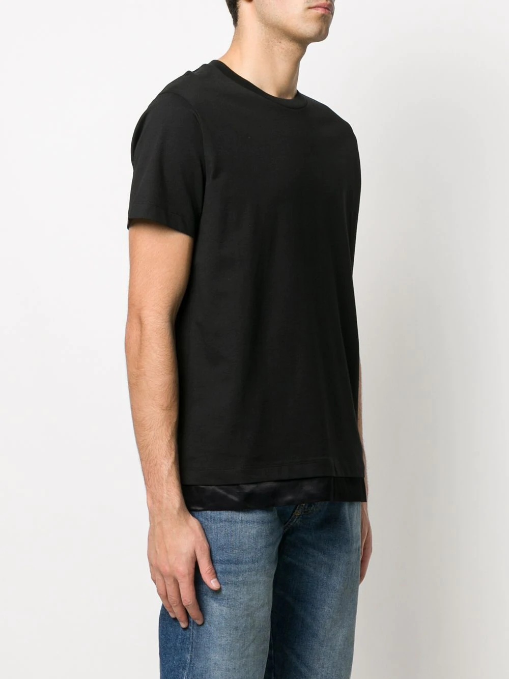 plain crew neck T-shirt  - 3