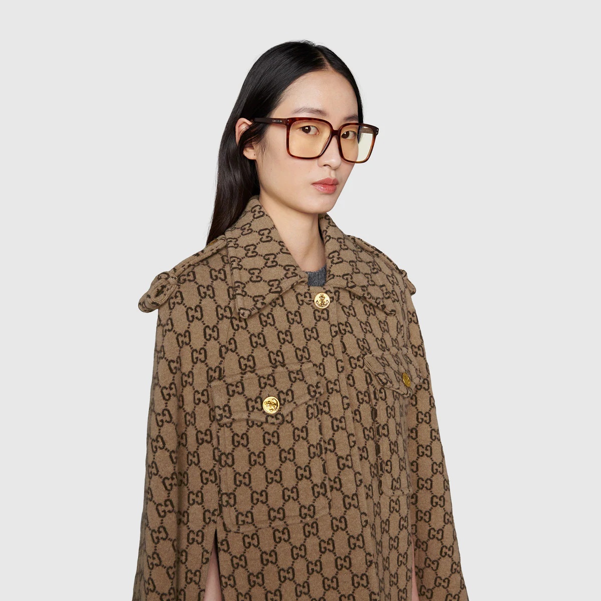 Gucci Women's Monogram Cape