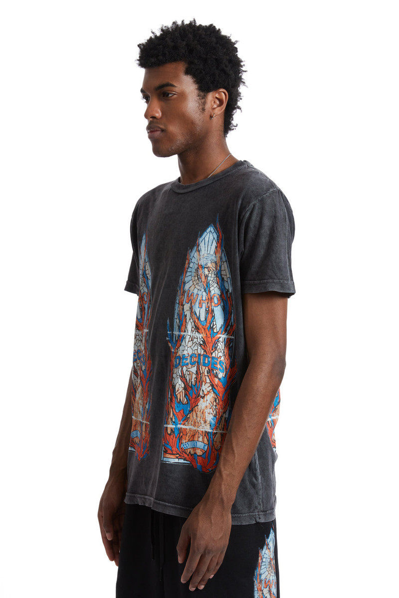 NYC Flame Glass T Shirt 5