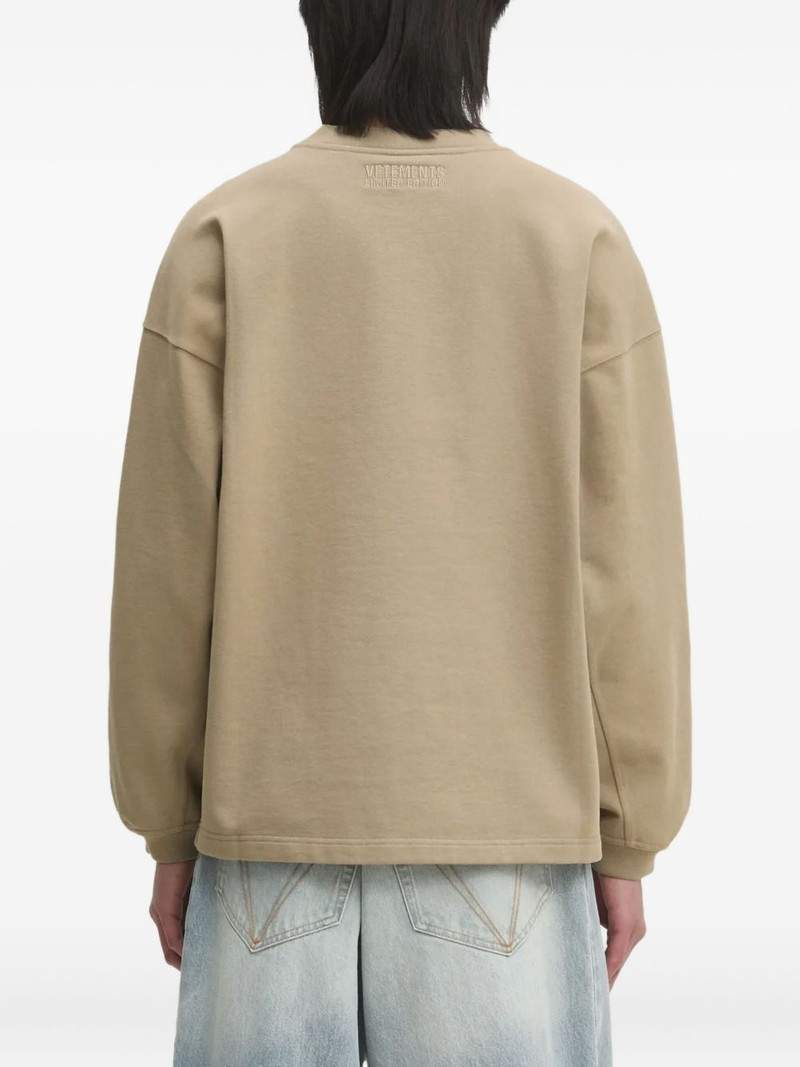 logo-embroidered sweatshirt 3