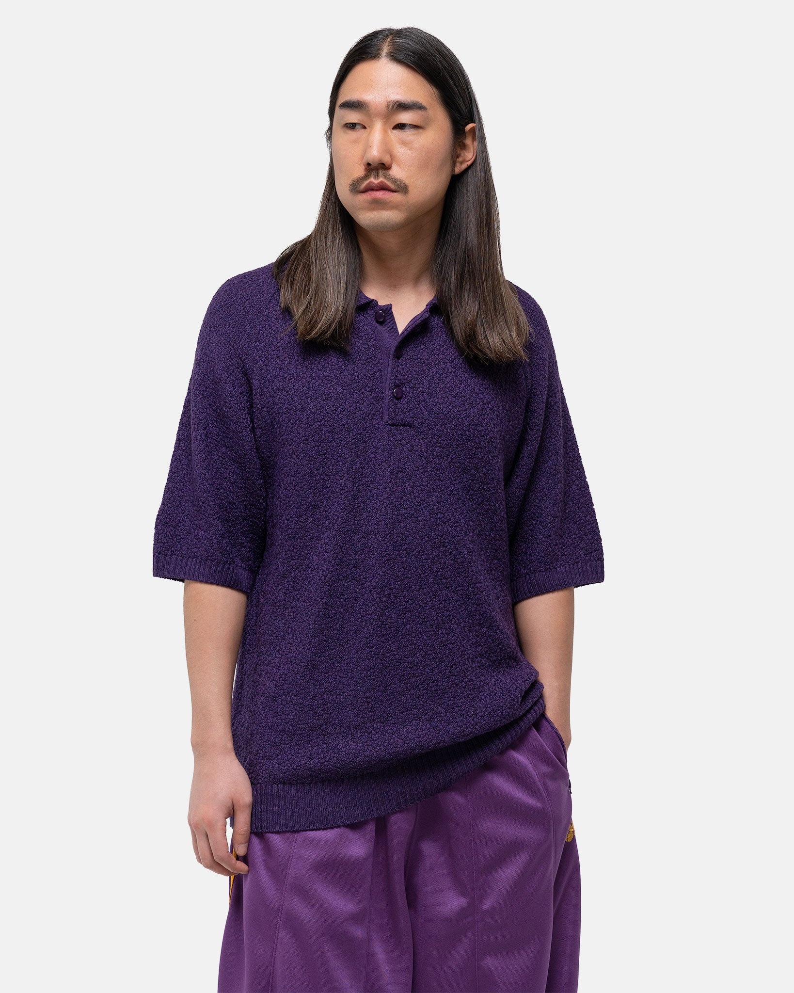 トップス Needles POLO SWEATER M S/S Polo Sweater - Merino Wool Knit | NEEDLES(ニードルズ