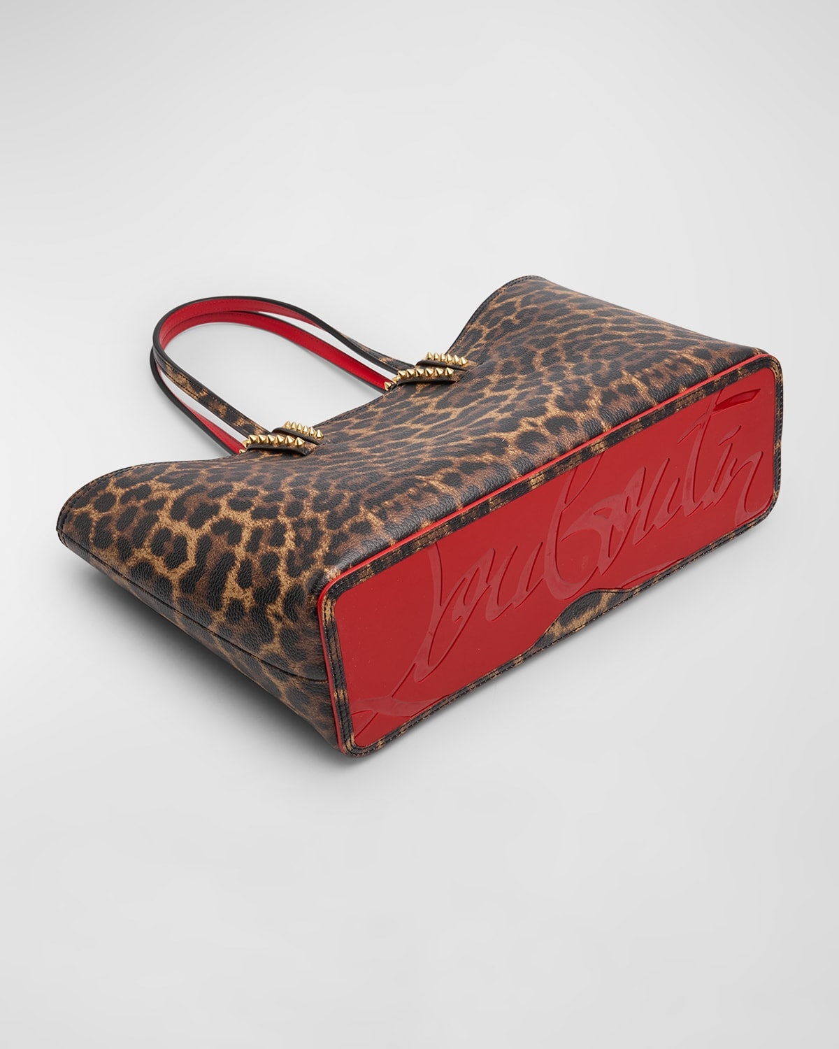 Cabata Small Leopard-Print Leather Tote Bag - 7