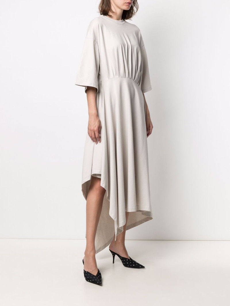asymmetric-hem T-shirt dress 3