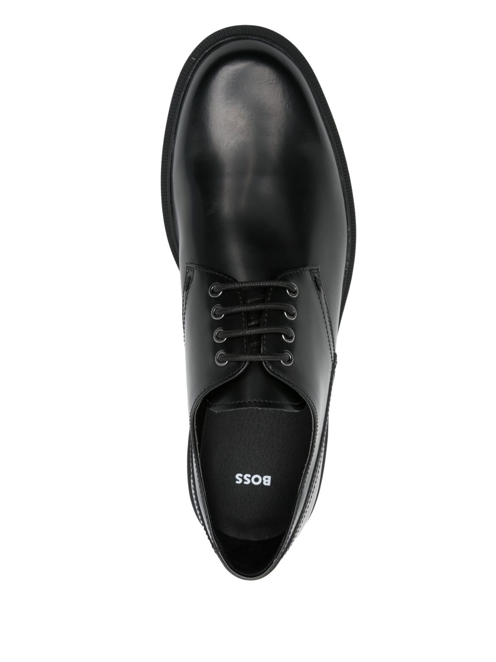 leather derby shoes - 4