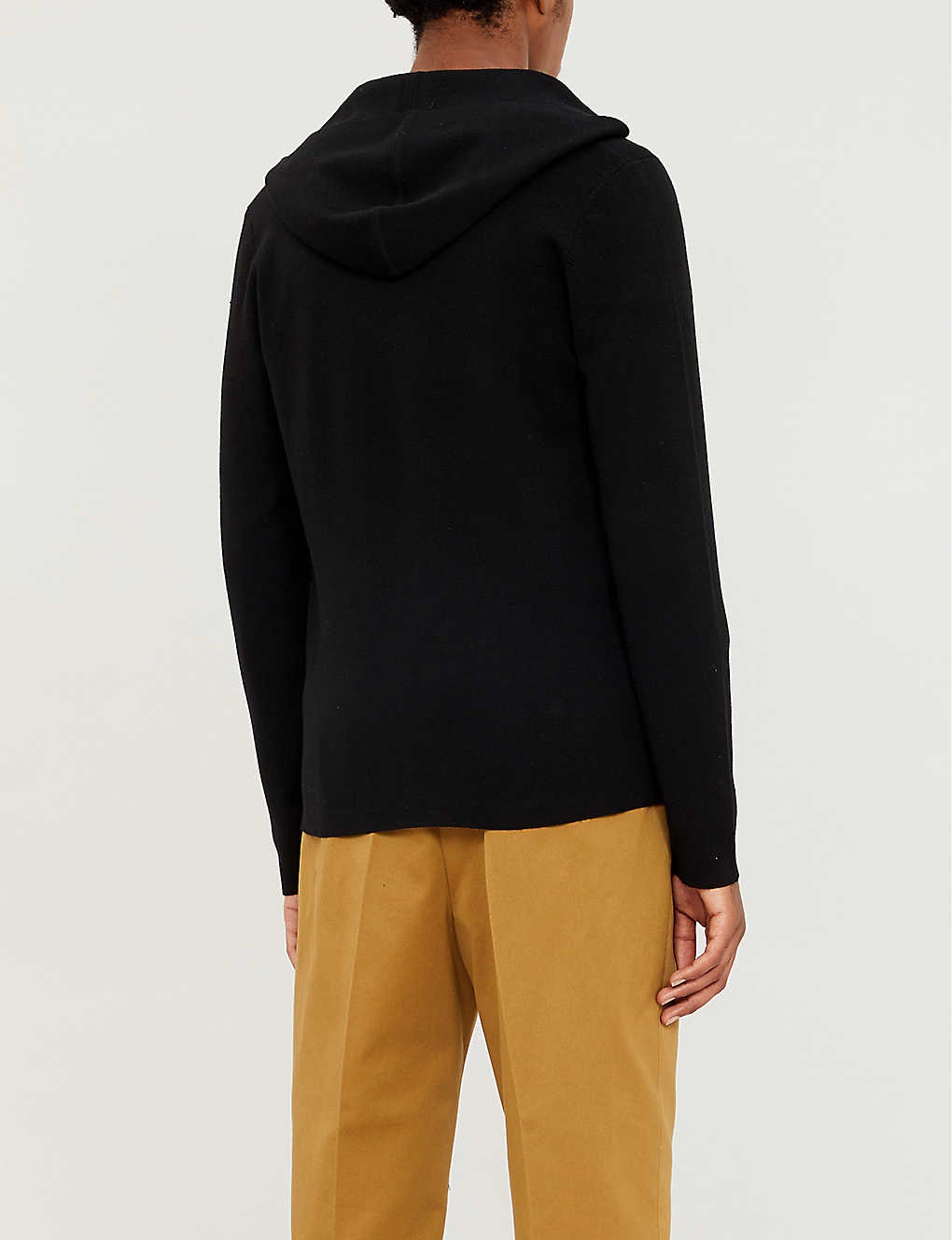 Wire long-sleeved wool hoody - 3