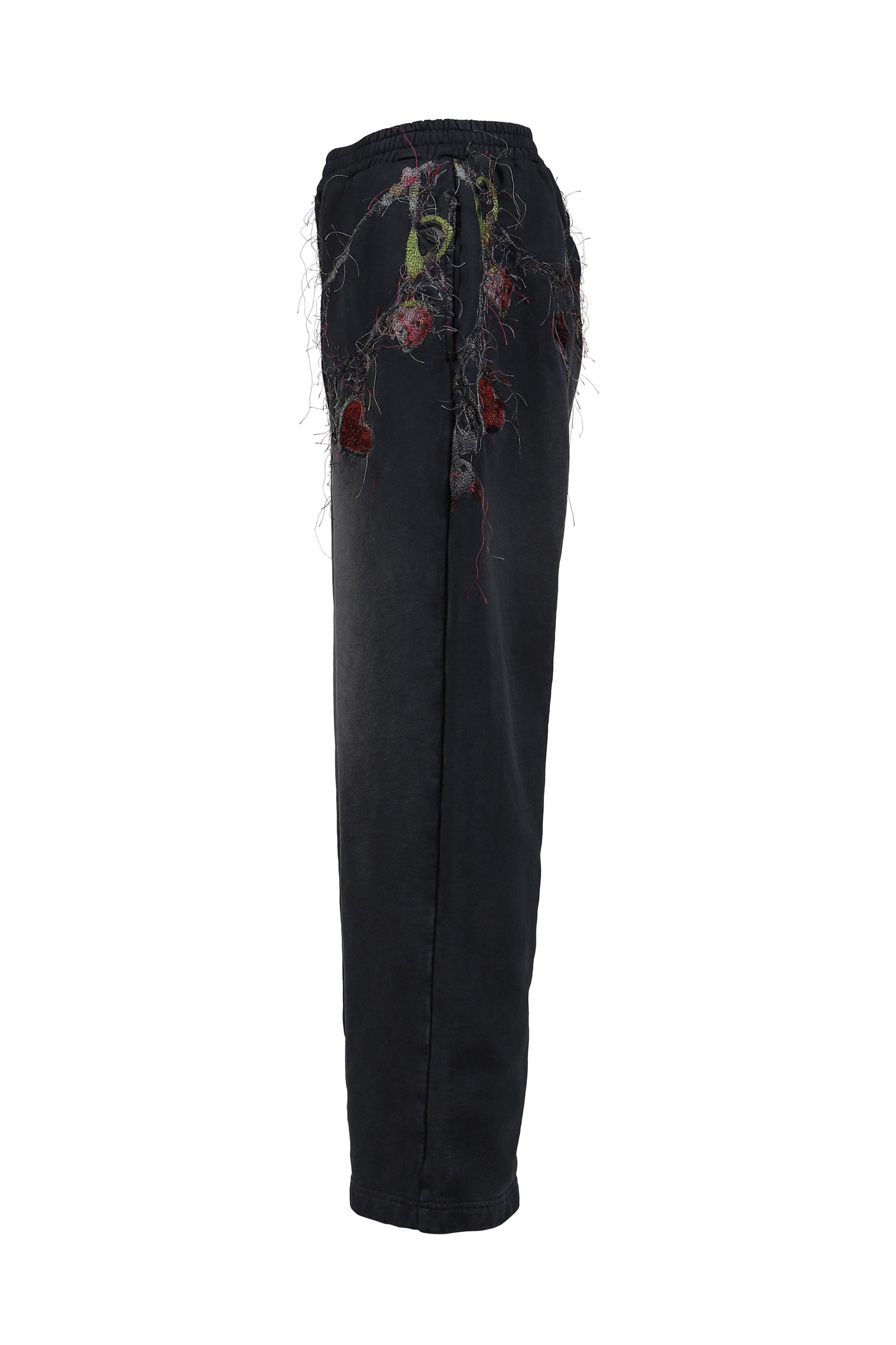 EMBROIDERED CHAIN SWEATPANTS / GRY - 3