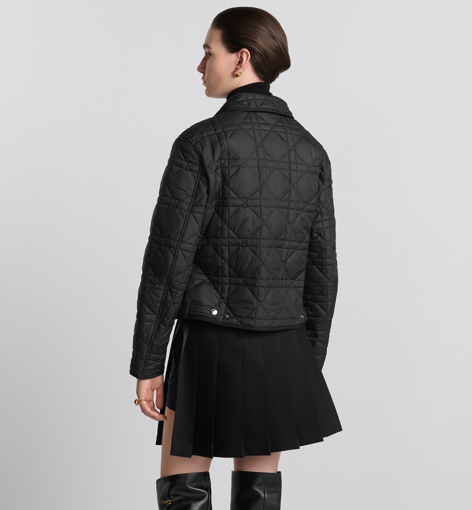 Macrocannage Belted Peacoat - 4