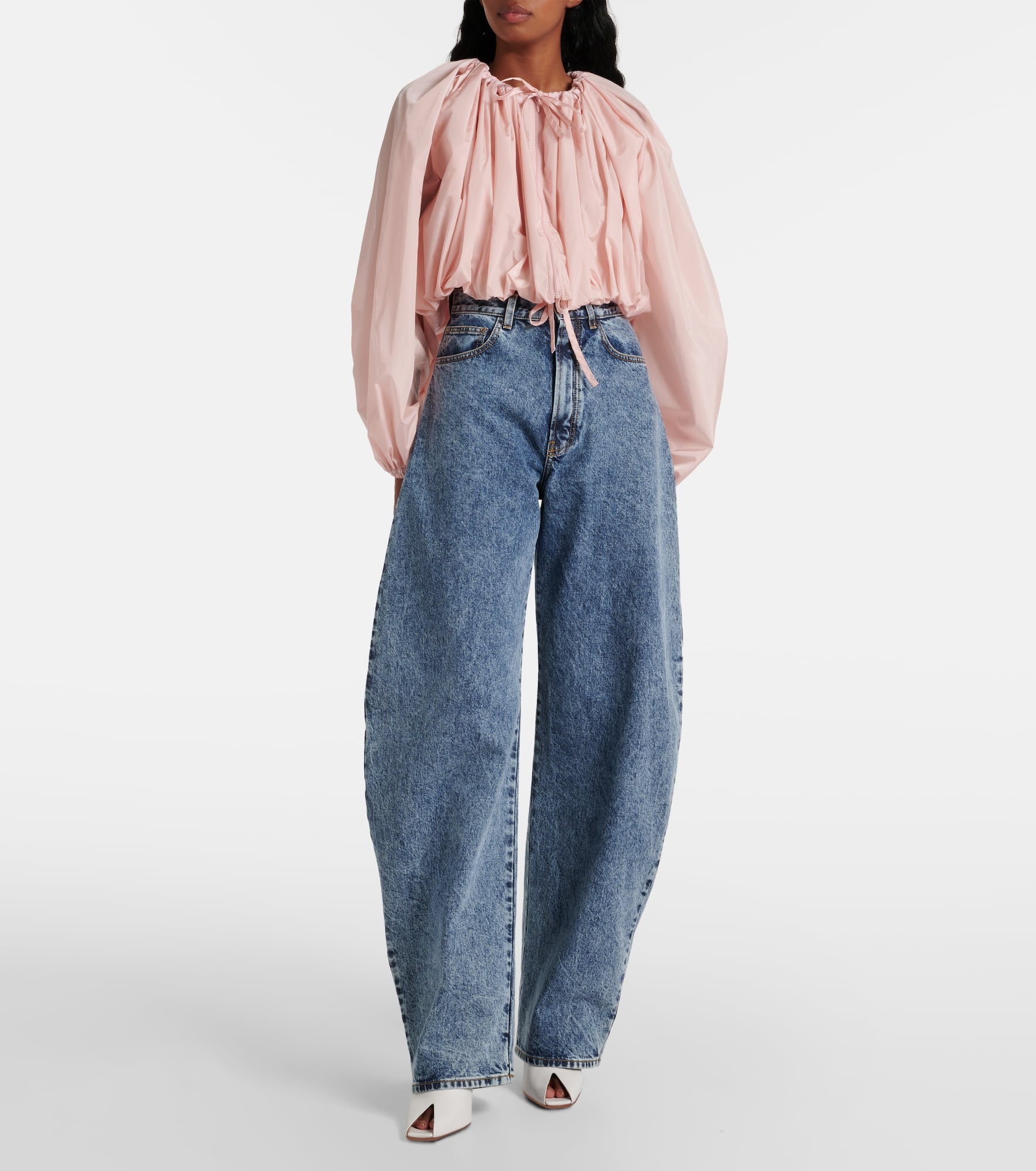 Pleated cropped jacket - 2