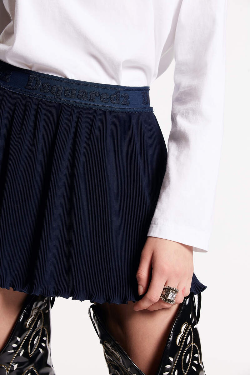 PLEATED MINI SKIRT 4