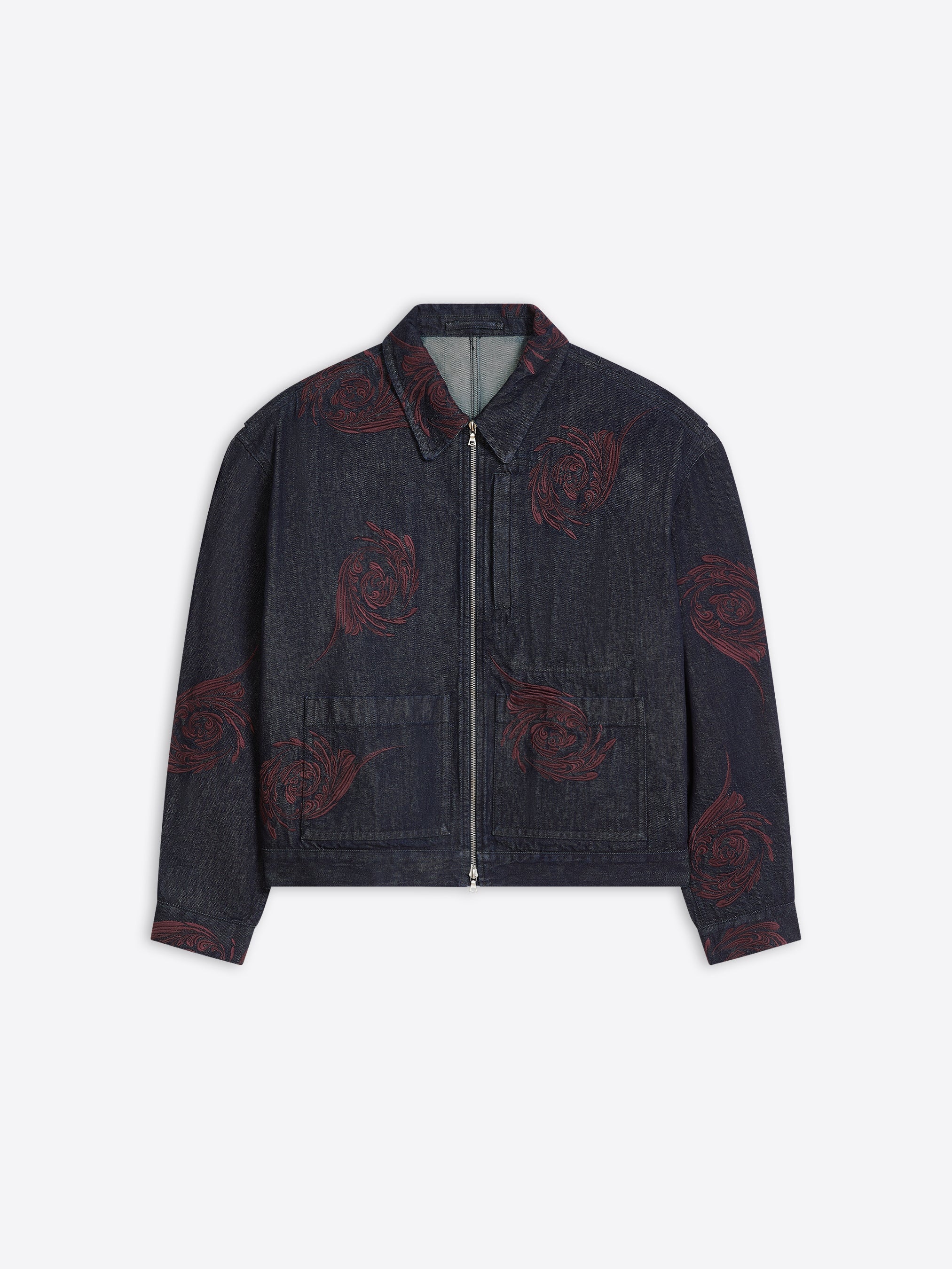 EMBROIDERED DENIM JACKET - 2