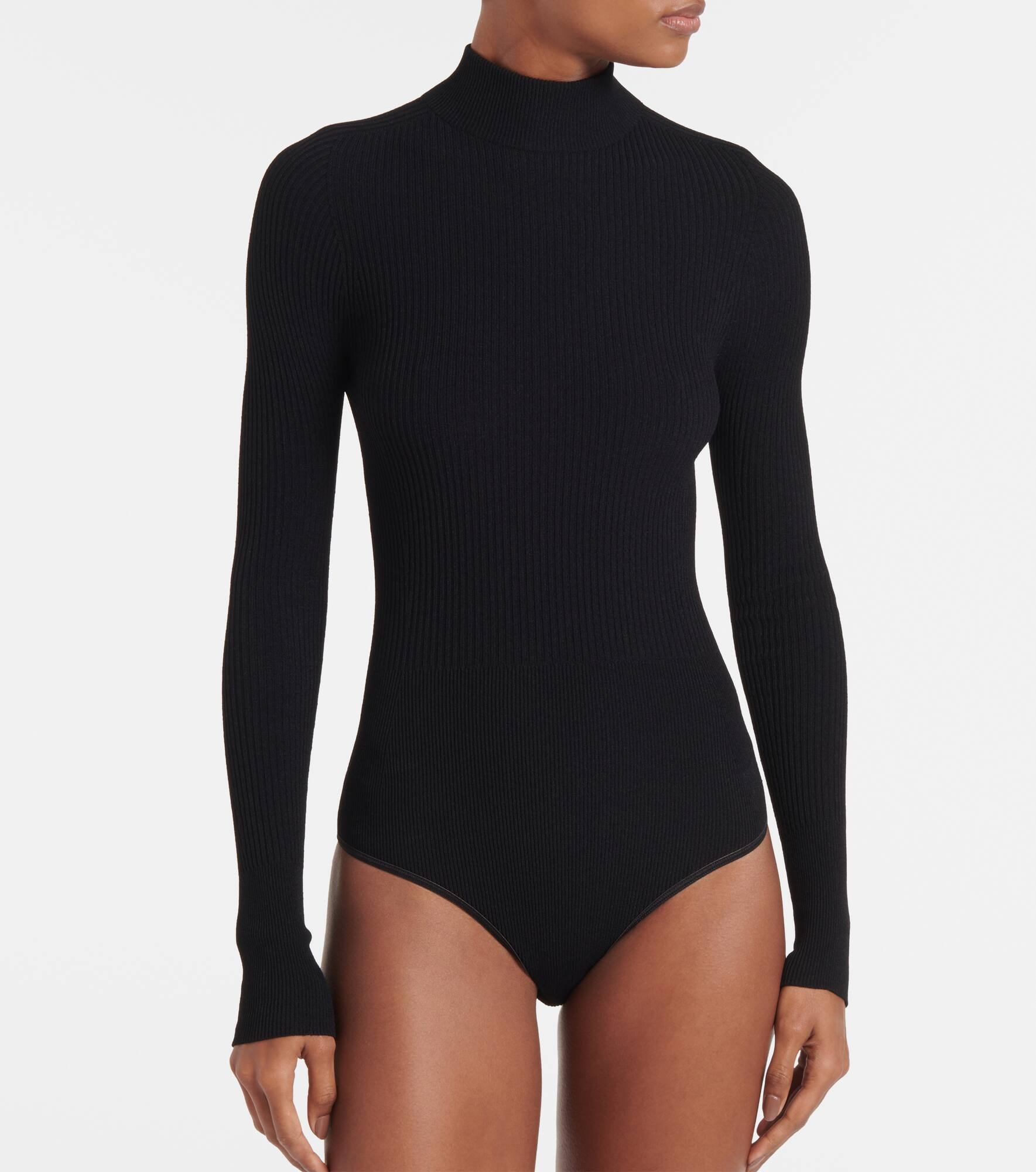 Ribbed-knit turtleneck bodysuit - 5