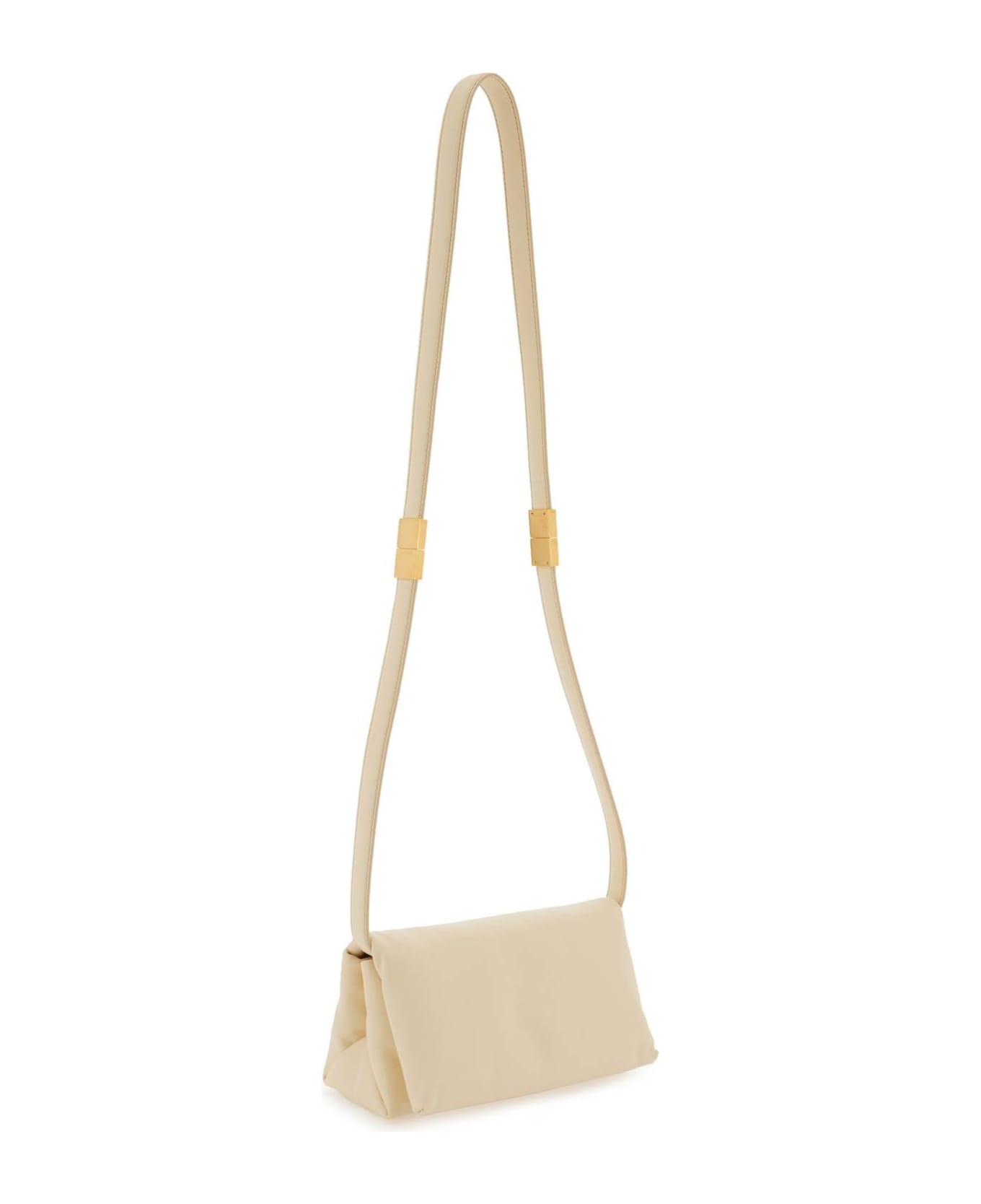Small Prisma Bag In Ivory Leather - 3