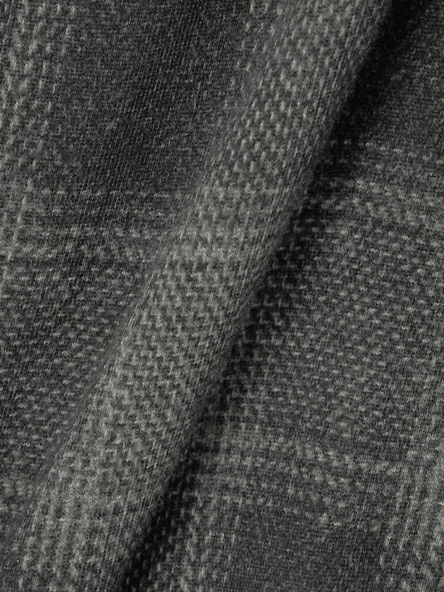 Asymmetric checked cotton T-shirt Gray - 4