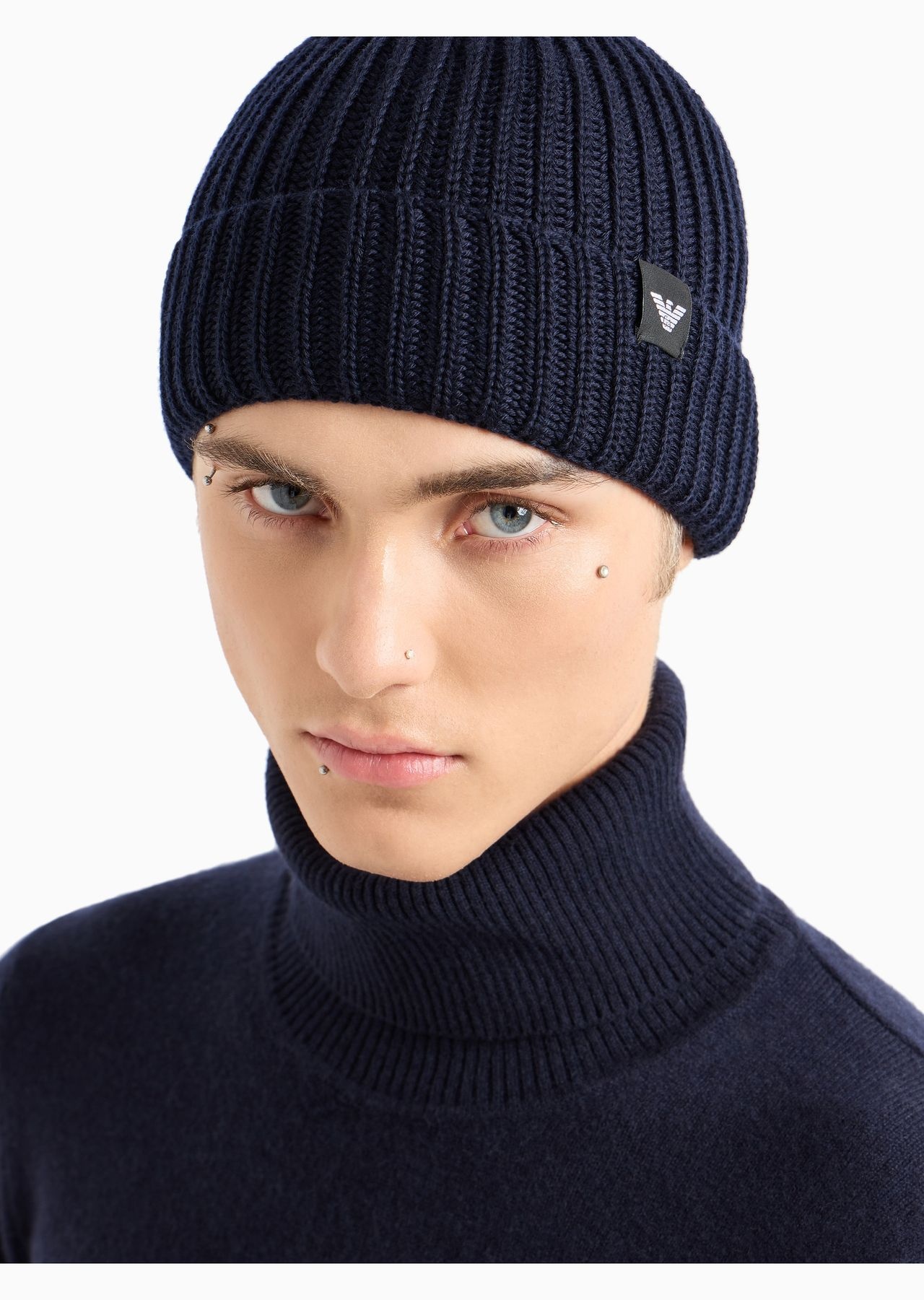 Fisherman’s rib virgin wool-blend beanie - 3