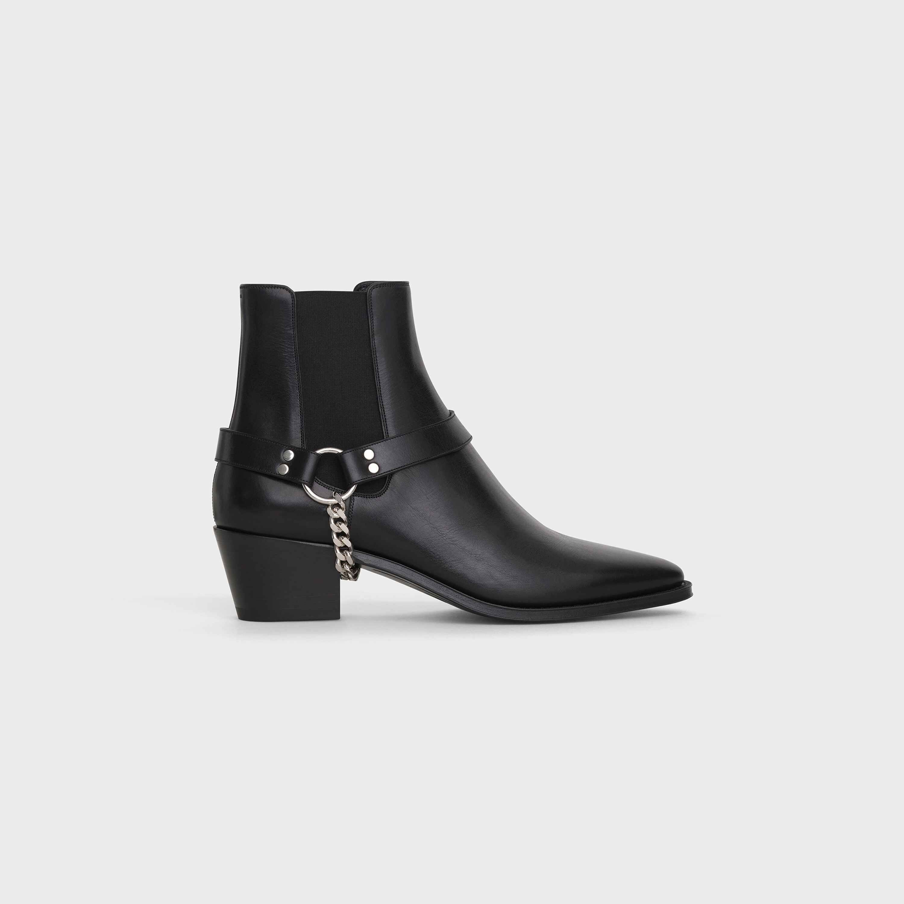 CELINE CAMARGUE Biker chelsea boot in Vegetal calfskin - 1