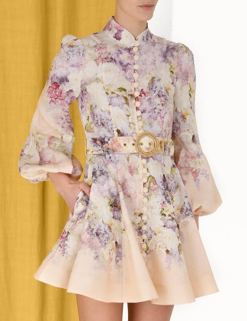 Zimmermann LYRICAL BUTTONED MINI - 6618DF232DRFL | REVERSIBLE
