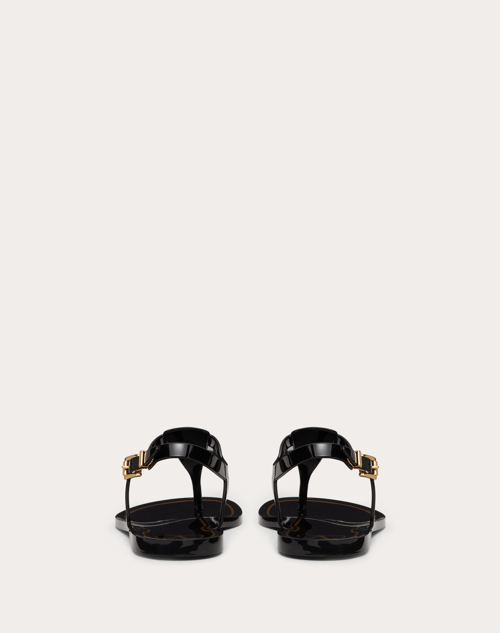 VLOGO SIGNATURE FLAT RUBBER SANDAL - 3