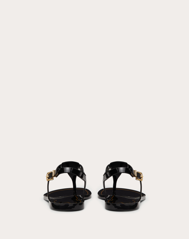 VLOGO SIGNATURE FLAT RUBBER SANDAL 3